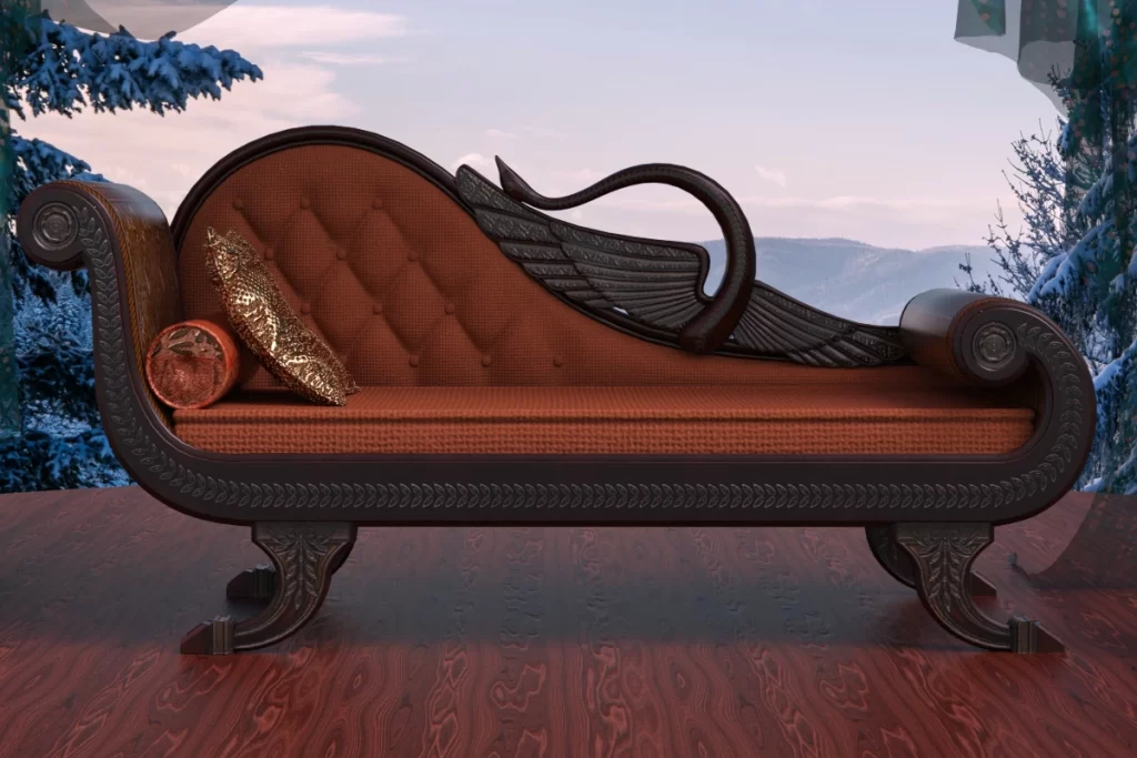 Traditional Chaise Lounge Pillow